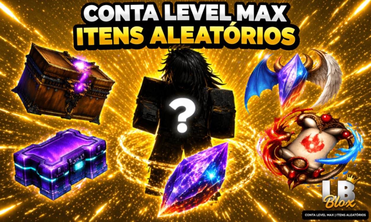CONTA LEVEL 16000/ITENS ALEATORIOS🎲
